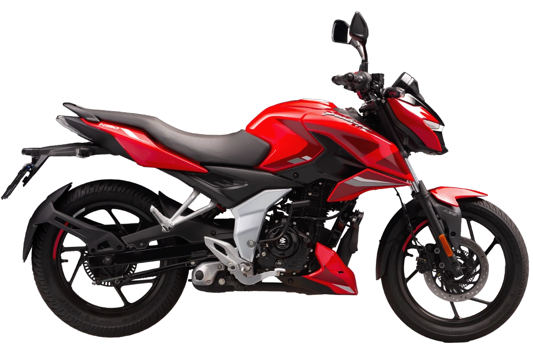 Bajaj Pulsar N150 vermelha